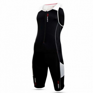 Fusion Multisport trisuit zwart